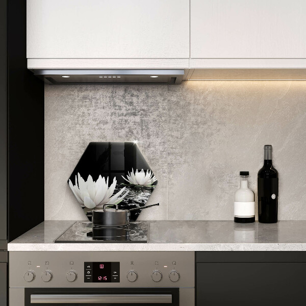 Tábua cozinha Lírios brancos na água