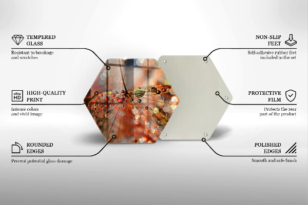 Tábua corte Dente-de-leão molhado