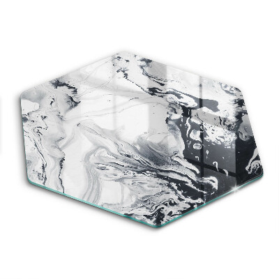 Tábua de corte de vidro Abstração de tinta