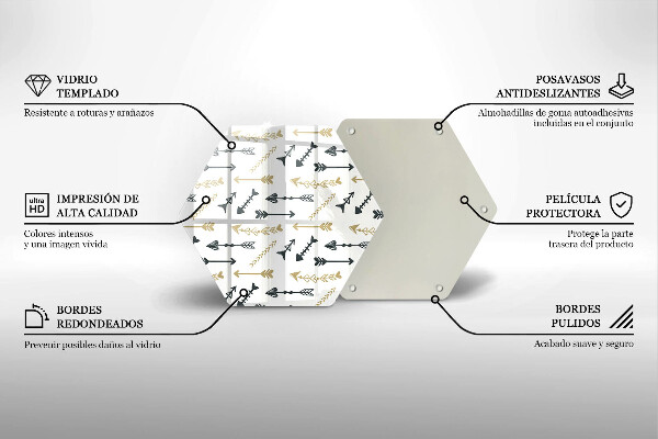 Tábua cozinha Padrão de flecha boho