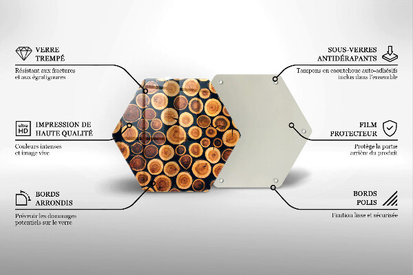 Tábua para corte Tocos de árvores de madeira