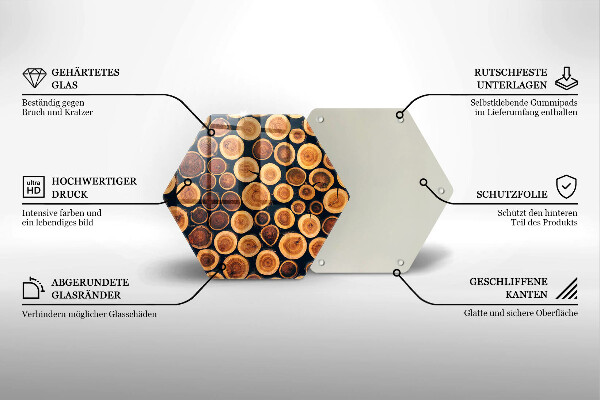 Tábua para corte Tocos de árvores de madeira