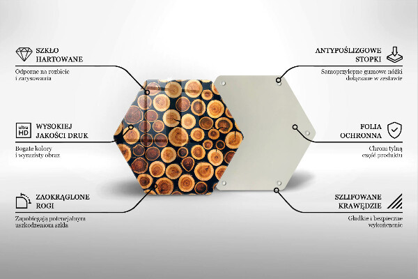 Tábua para corte Tocos de árvores de madeira