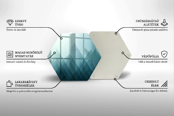 Tábua para cozinha Montanhas abstratas