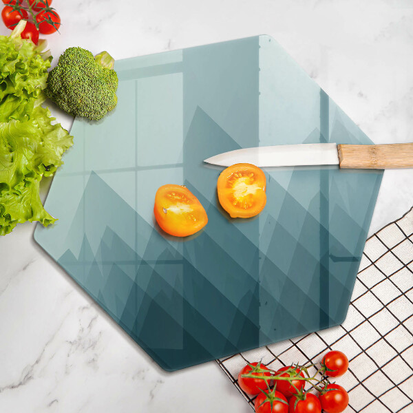 Tábua para cozinha Montanhas abstratas