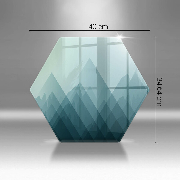 Tábua para cozinha Montanhas abstratas