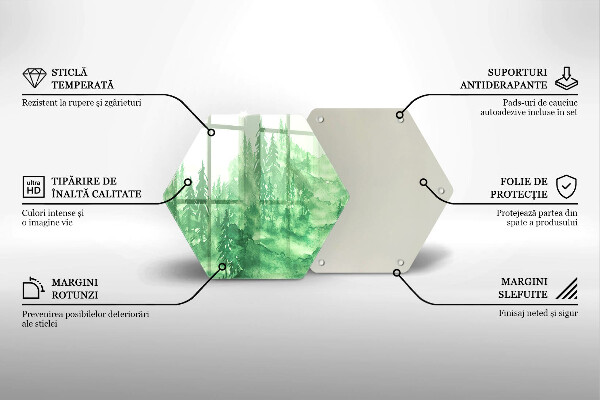 Tábua de cortar alimentos Floresta Pintada