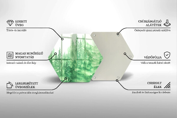 Tábua de cortar alimentos Floresta Pintada