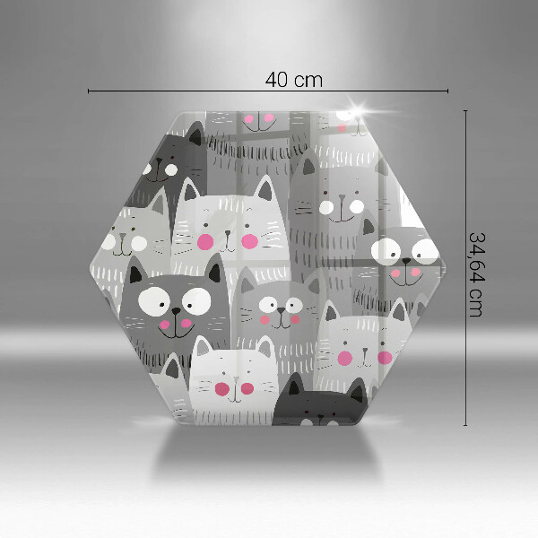 Tábua cozinha Ilustração de gato