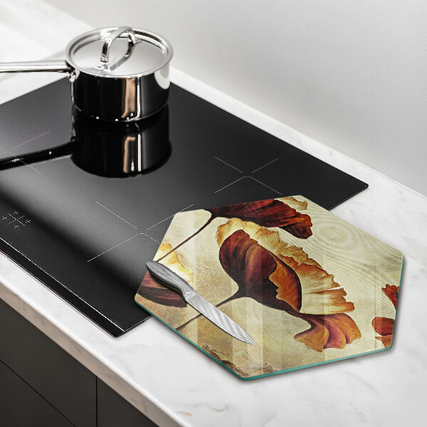 Tábua de corte Flores boho pintadas