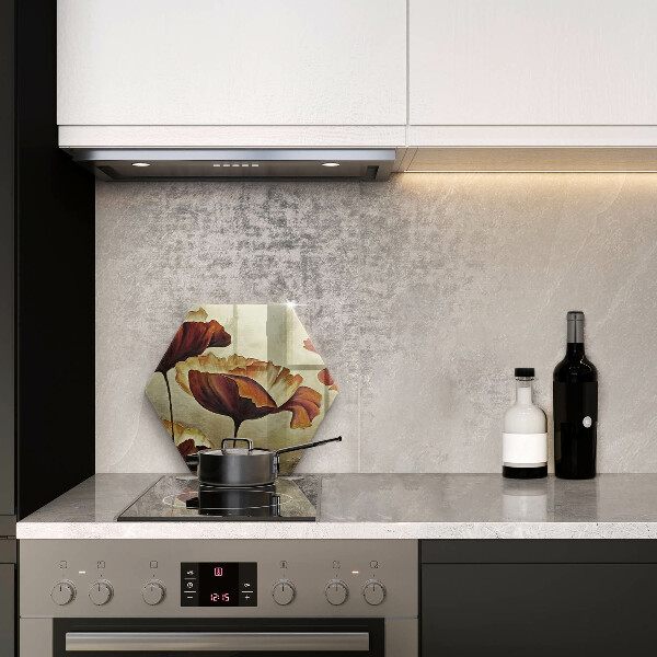 Tábua de corte Flores boho pintadas