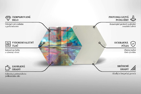 Tábua para cozinha Céu colorido