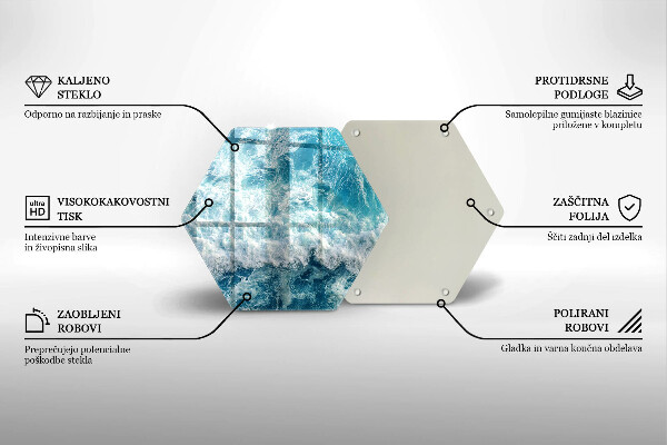 Tábua para corte Ondas do mar