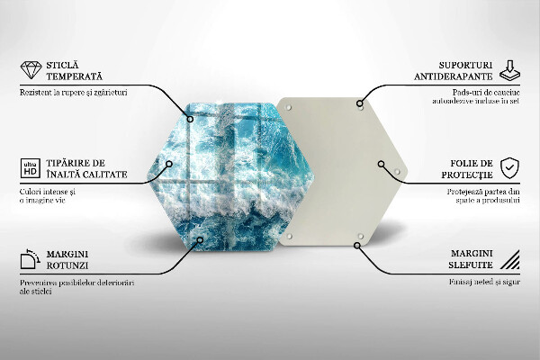 Tábua para corte Ondas do mar