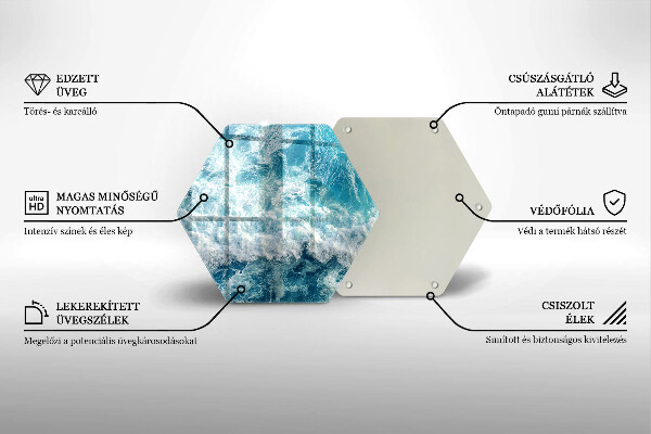 Tábua para corte Ondas do mar