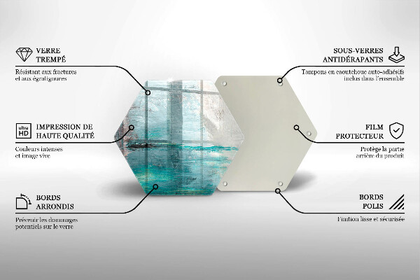 Tábua para cozinha Fundo de pintura abstrata