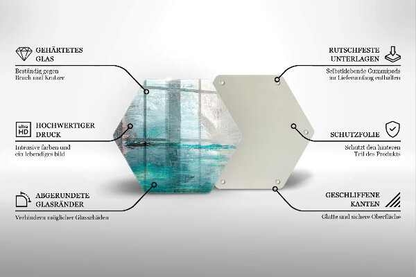 Tábua para cozinha Fundo de pintura abstrata