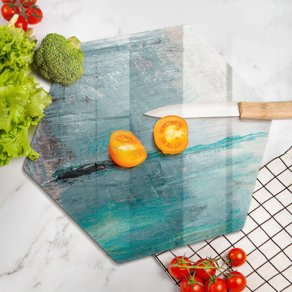 Tábua para cozinha Fundo de pintura abstrata