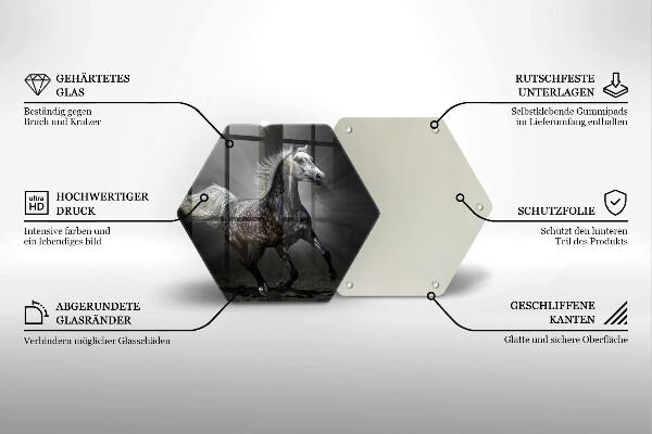 Tábua corte Um cavalo galopando