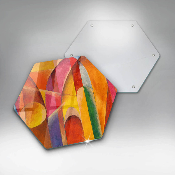 Tábua corte Abstração colorida