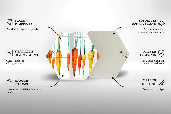 Tábua de corte Ilustração de cenoura