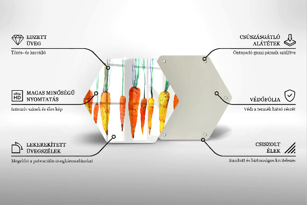 Tábua de corte Ilustração de cenoura