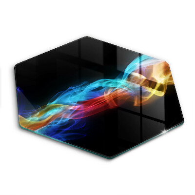 Tábua de cortar Fumaça colorida