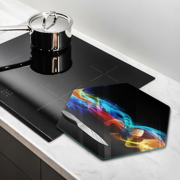 Tábua de cortar Fumaça colorida