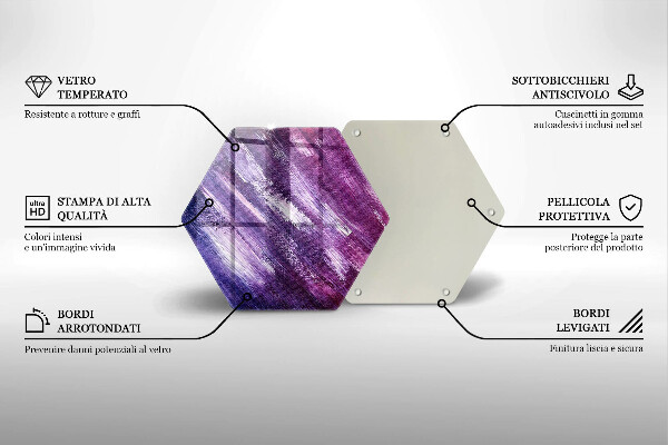 Tábua para cozinha Abstração de tinta