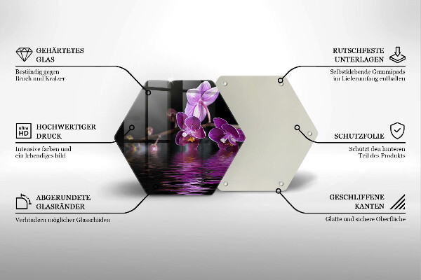 Tábua para cozinha Água Zen de Orquídea