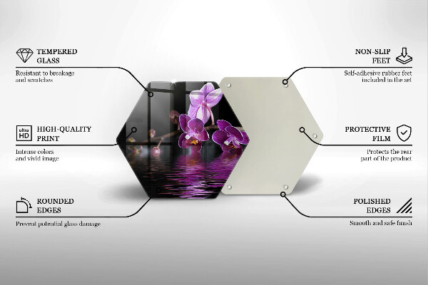 Tábua para cozinha Água Zen de Orquídea