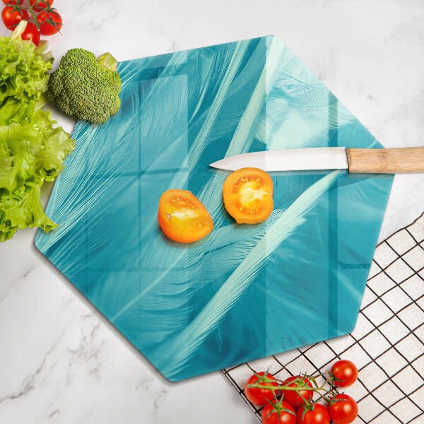 Tábua de cortar alimentos Penas delicadas