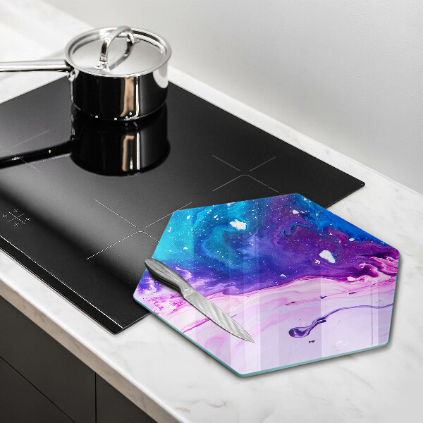 Tábua para cozinha Tinta abstrata