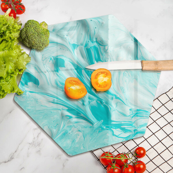 Tábua de vidro Tintas abstratas