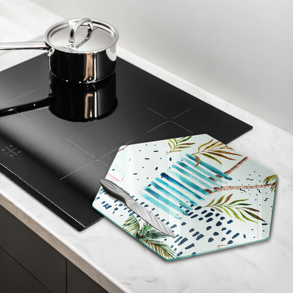 Tábua de vidro Ilustrações de férias