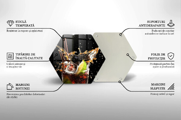 Tábua de cortar alimentos Beber com gelo