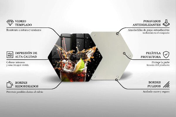 Tábua de cortar alimentos Beber com gelo