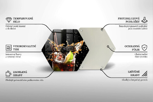 Tábua de cortar alimentos Beber com gelo