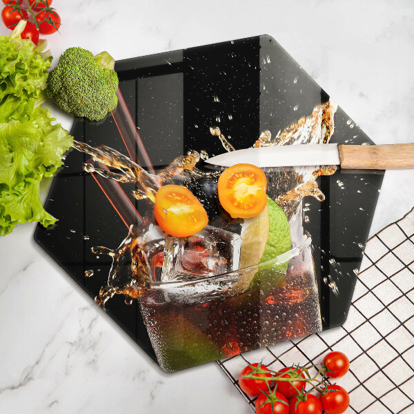 Tábua de cortar alimentos Beber com gelo