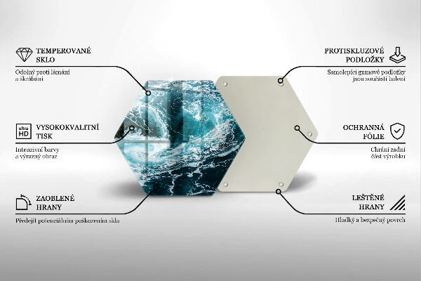 Tábua de cortar Ondas espumosas de água