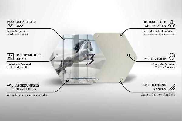 Tábua cozinha Cavalo branco corcel
