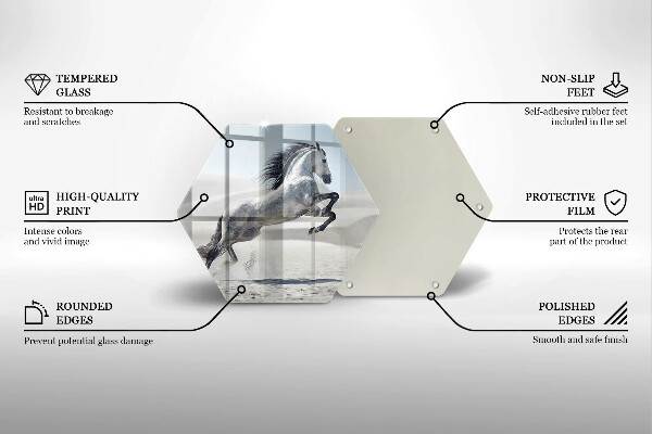 Tábua cozinha Cavalo branco corcel