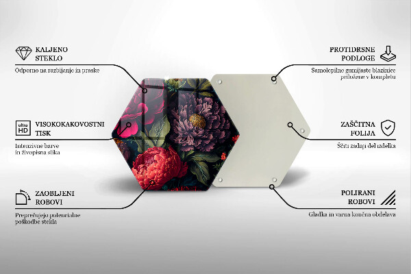 Tábua de cortar Lindas flores