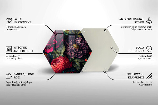 Tábua de cortar Lindas flores