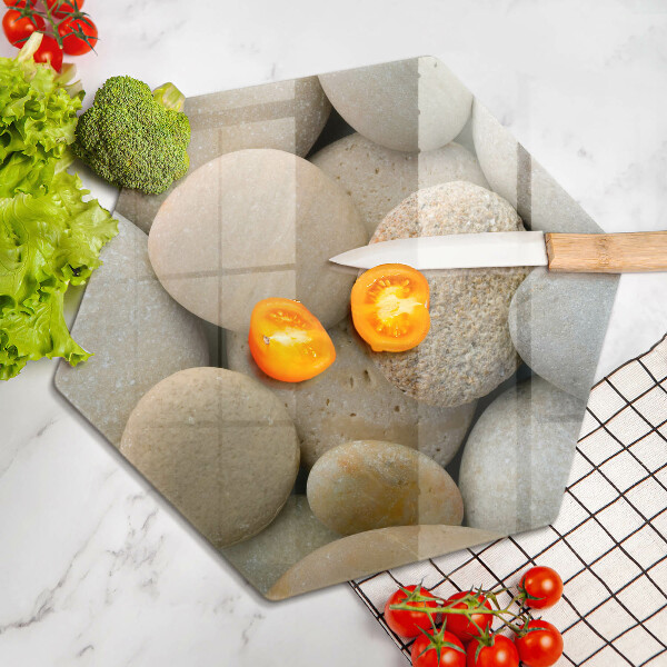 Tábua de corte Padrão de pedras ovais