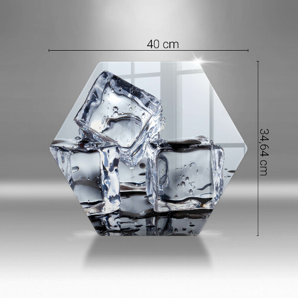 Tábua de cortar alimentos Cubos de gelo