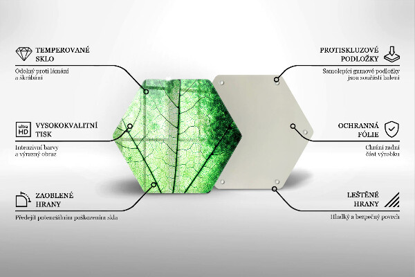 Tábua cozinha Nervuras decorativas das folhas