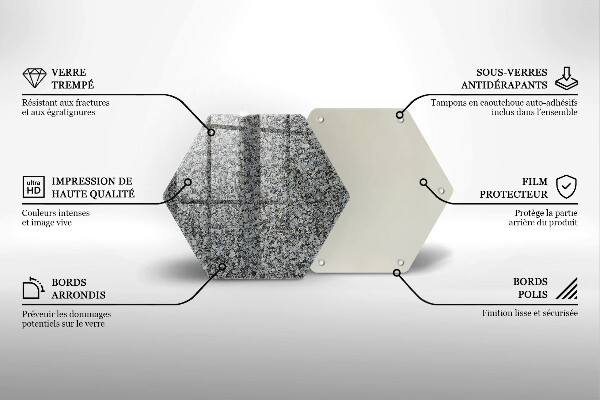 Tábua para cozinha Textura de pedra