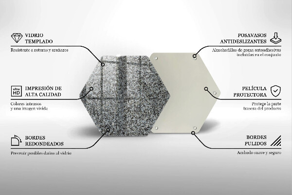 Tábua para cozinha Textura de pedra