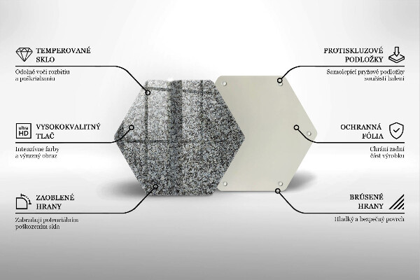Tábua para cozinha Textura de pedra